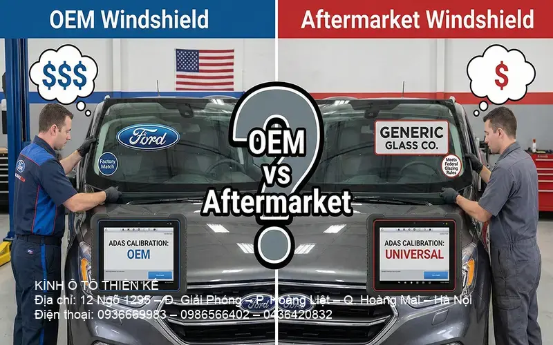 OEM versus aftermarket windshield replacement