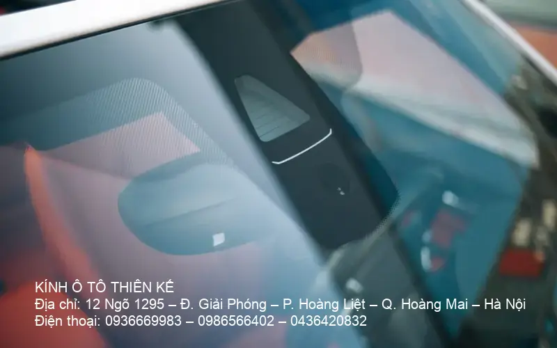 Cảm biến camera ADAS tích hợp trên kính chắn gió ô tô chính hãng