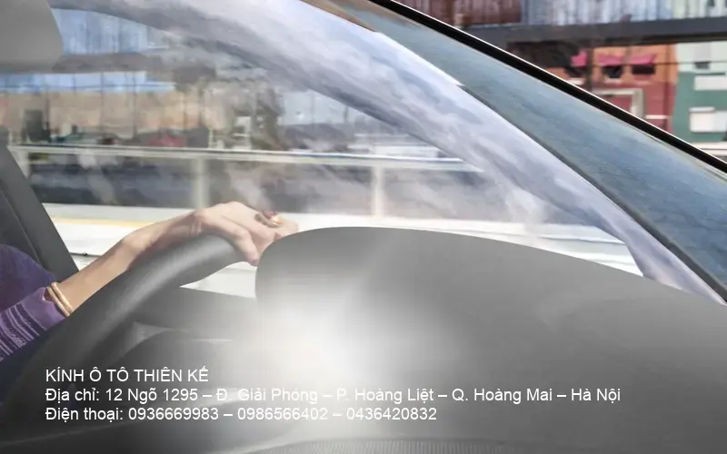 Modern vehicle glass windshield display