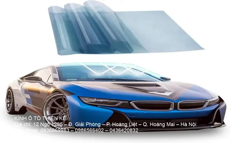 Cuộn phim kính chắn gió ô tô chống tia UV giảm chói sáng và tăng riêng tư