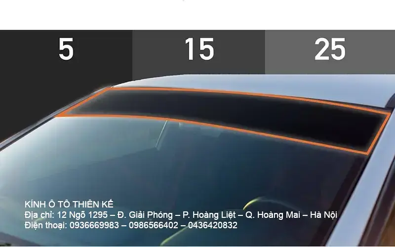 Kính ô tô công nghệ phim nano ceramic và solarcoated 2026