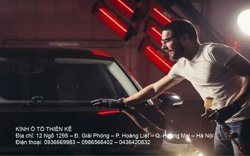 Quy trình dán phim cách nhiệt kính ô tô Giải Phóng 2026