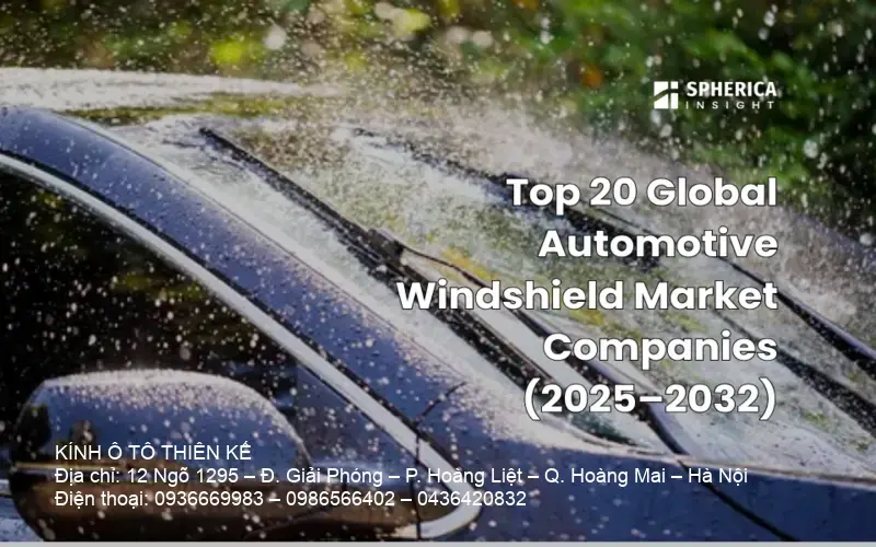 Biểu đồ phân tích thị trường kính ô tô toàn cầu 2026