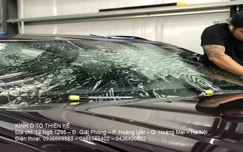 Folded sunshade covers windshield protecting car windshield screen