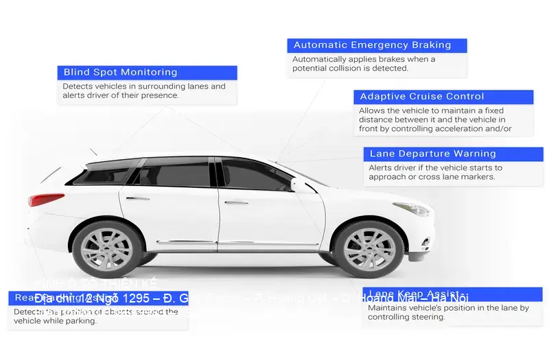 Infographic thay kính ô tô công nghệ ADAS chuẩn chính hãng 2026
