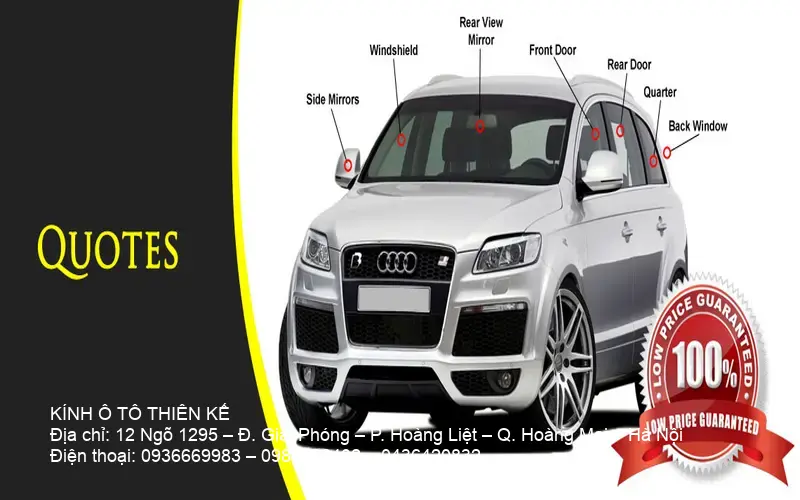 Kỹ thuật viên thay kính ô tô giá rẻ Hà Nội năm 2026