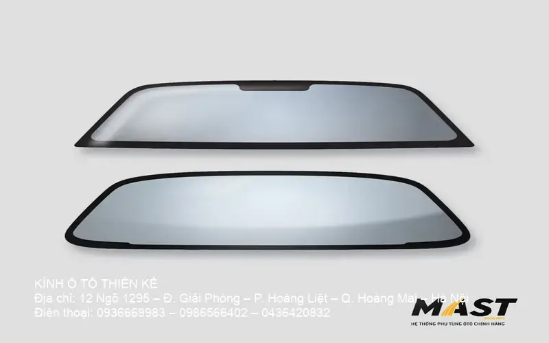 Kính chắn gió ô tô chính hãng năm 2026 với nhiều phân khúc giá