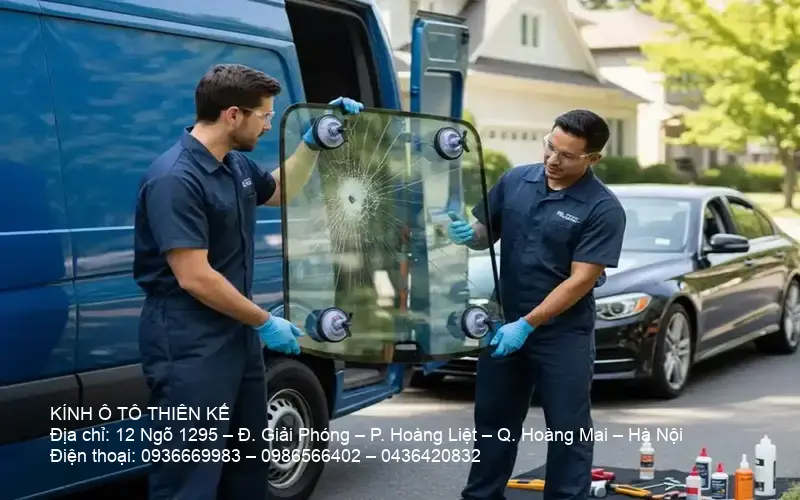 Kính ô tô nhập khẩu chất lượng cao, dịch vụ thay kính uy tín