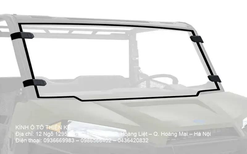 Kính chắn gió Ford Ranger cabin đôi 2026 trong suốt, lắp đặt chính hãng