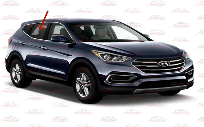 Kính ô tô Hyundai SantaFe chính hãng Mobis