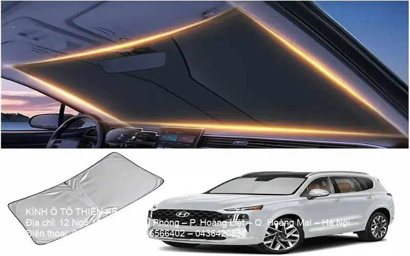 Magnetic sunshade for Tata Nexon