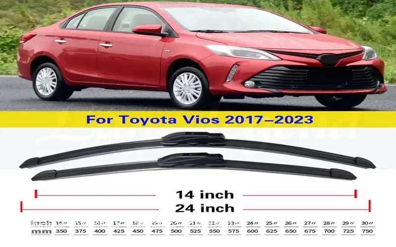 Kính chắn gió Toyota Vios laminated glass với lớp PVB chống va đập