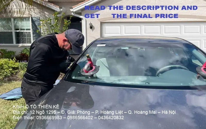 Kính chắn gió Hyundai SantaFe chính hãng với bảo hành 12 tháng tại Hà Nội