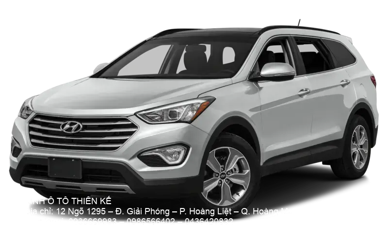 Hyundai SantaFe thay kính ô tô chính hãng Mobis