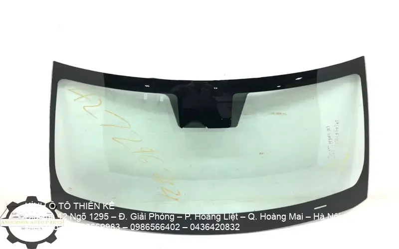 Kính ô tô Hyundai SantaFe chính hãng tem Mobis số serial chuẩn xác